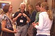 Diskussionen am Rande der Postersession