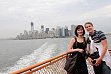 Mit der Staten Island Ferry hat man einen imposanten Blick auf die Skyline